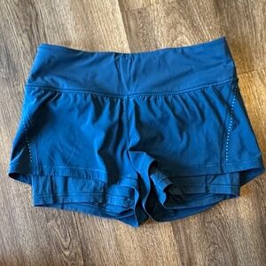 Lululemon Blue Athletic Shorts